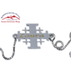 Personalized Jerusalem Cross Bracelet – Silver