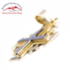 14K Gold Jerusalem Cross