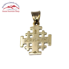 Gold Jerusalem Cross Pendant
