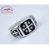  Silver Jerusalem Cross Ring4