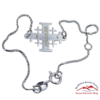 Personalized Jerusalem Cross Bracelet - Silver