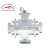 Polish Flag Jerusalem Cross 