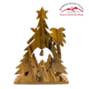 Olive Wood Nativity Grotto1