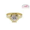 Diamond Jerusalem Cross Ring