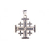 Jerusalem Cross Pendant With Bethlehem Star – Silver