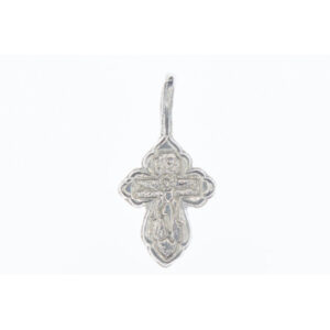 Silver Orthodox Cross Pendant