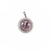 Silver Mom Spinning Pendant