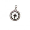 Silver Cross Spinning Pendant