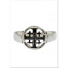Silver Jerusalem Cross ring2