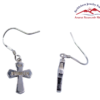 925 Sterling Silver Orthodox Cross Earrings