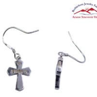 Silver Cross Earrings