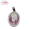 Mother Mary silver pendant