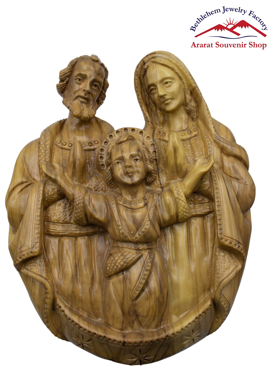 A wooden carving of The Holy Family (Copy).