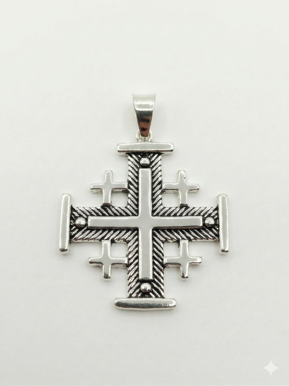 Engraved Jerusalem Cross