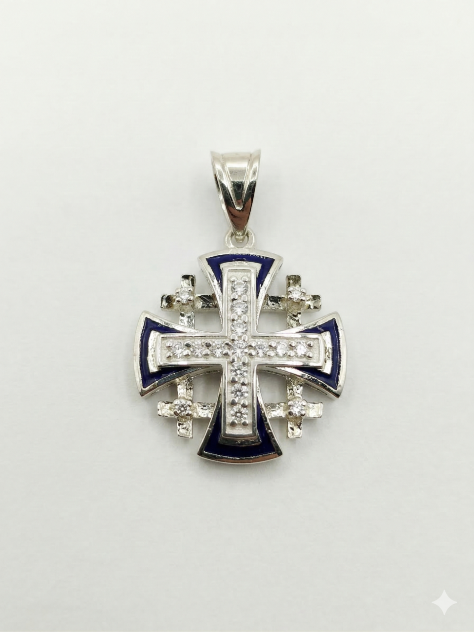 French Cross With Enamel