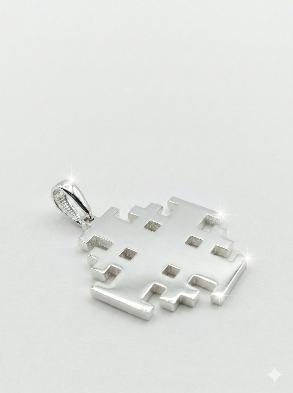 Plain 1.5mm Jerusalem Cross