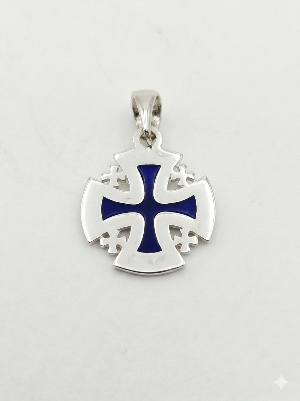 Enamel Cross Pendant