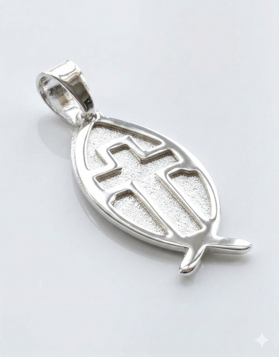 Fish Prayer Cross