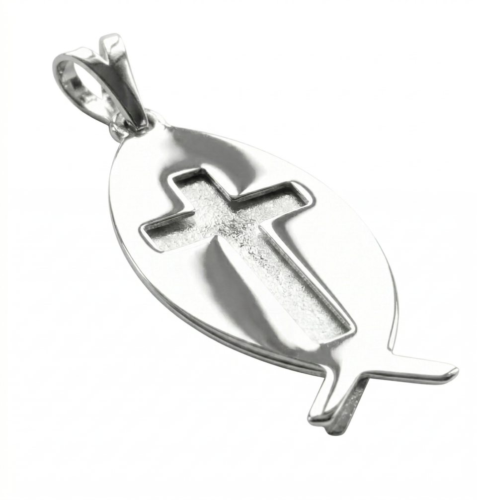 Fish Prayer Cross