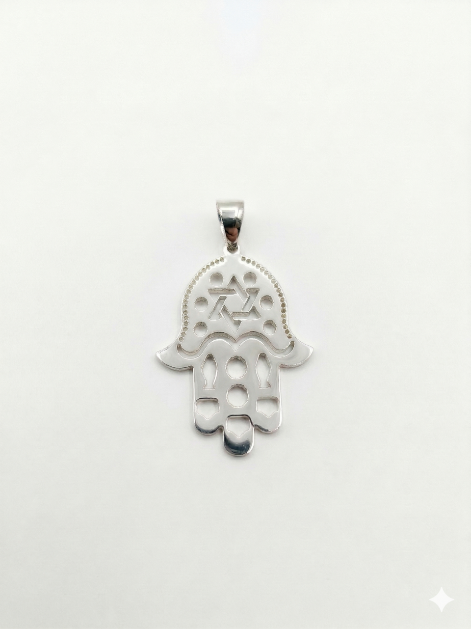 Jewish Hand David Star