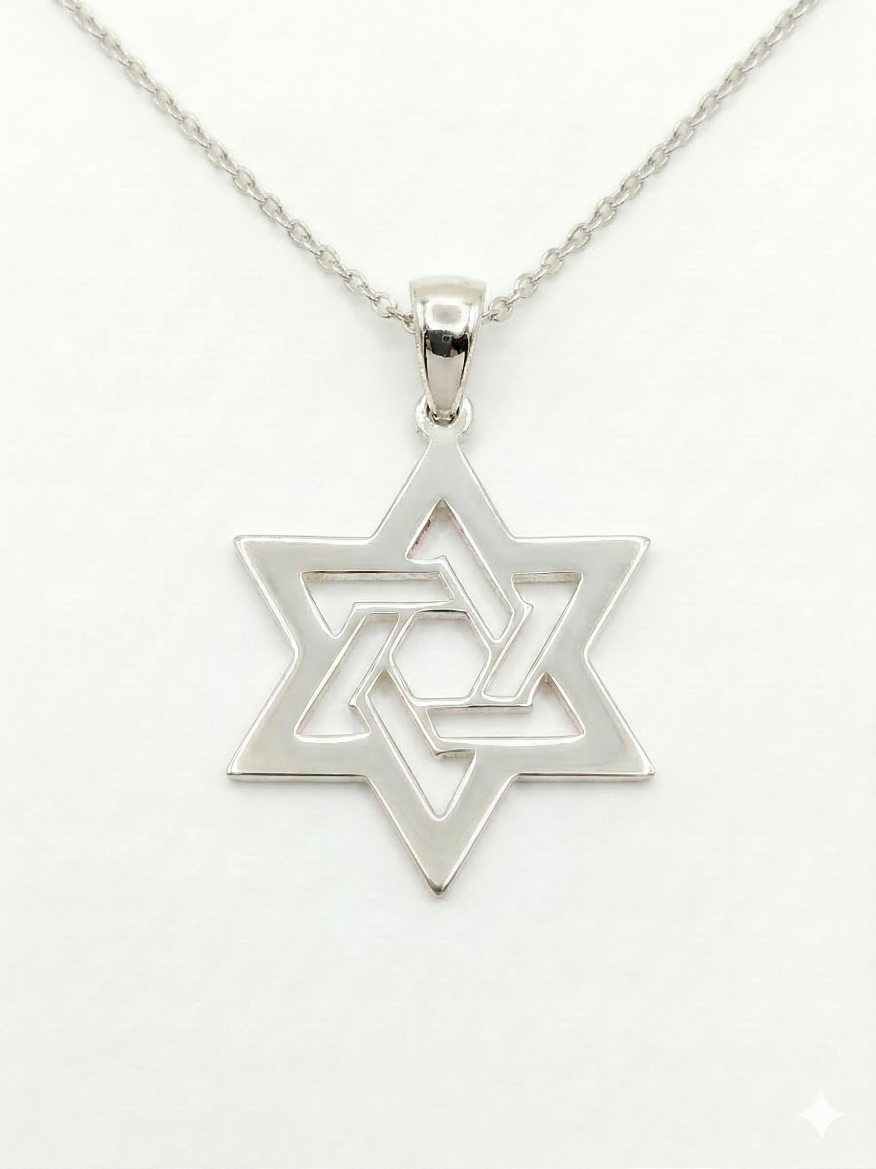 Silver Jewish David Star1