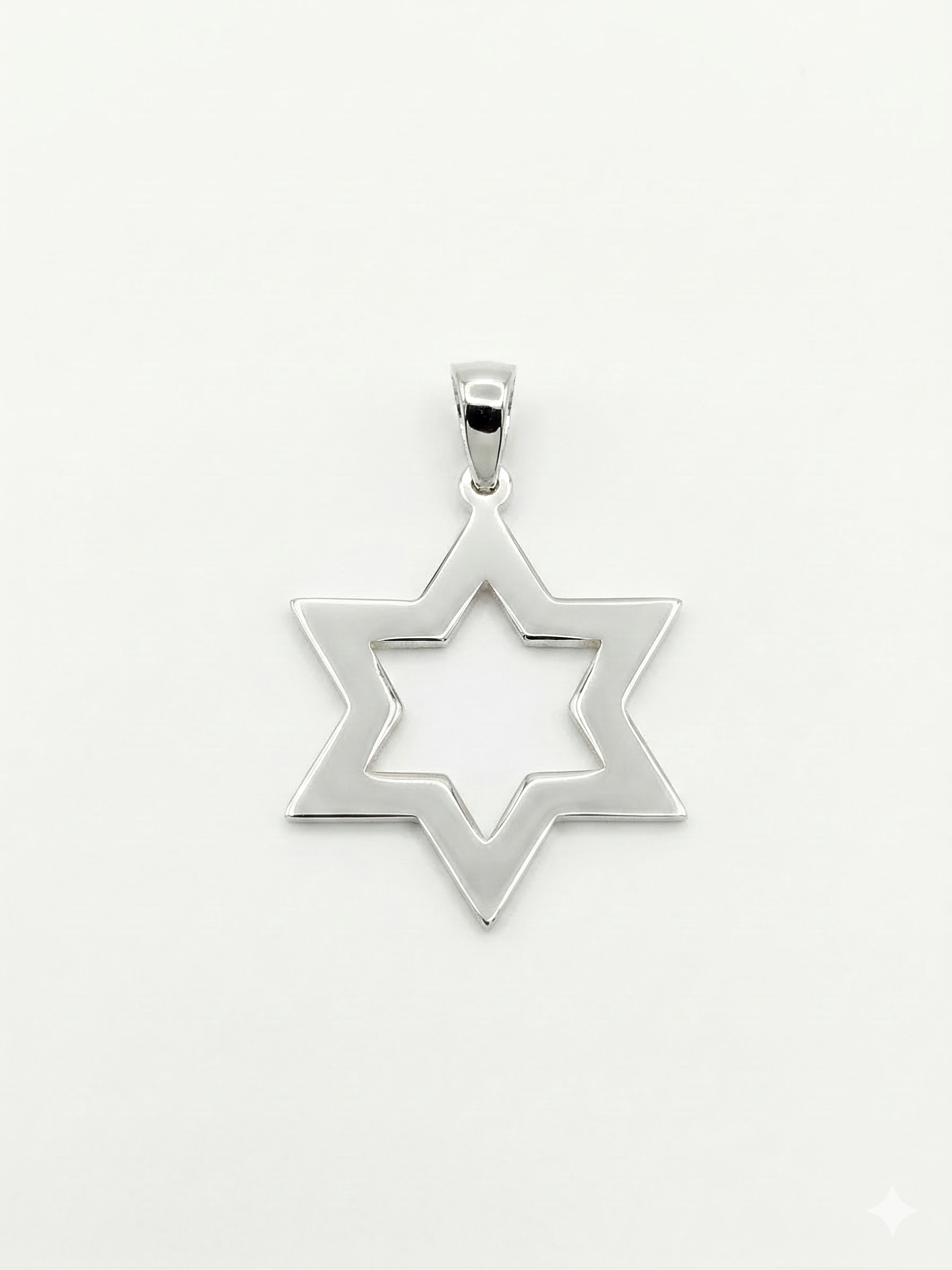 Silver Jewish David Star2