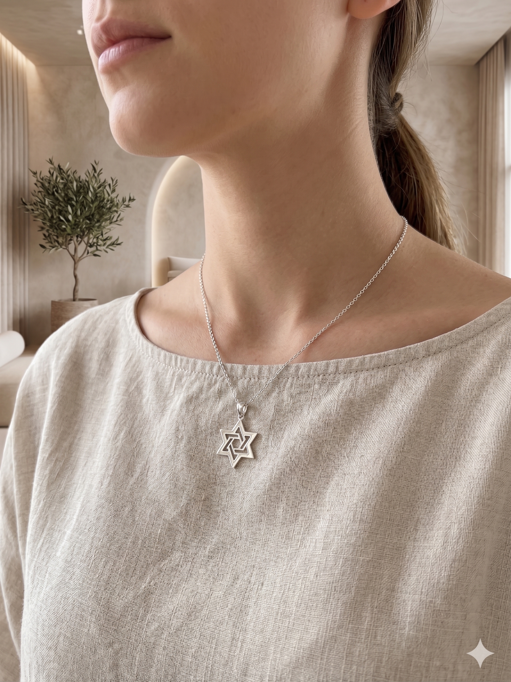 Silver Jewish David Star1