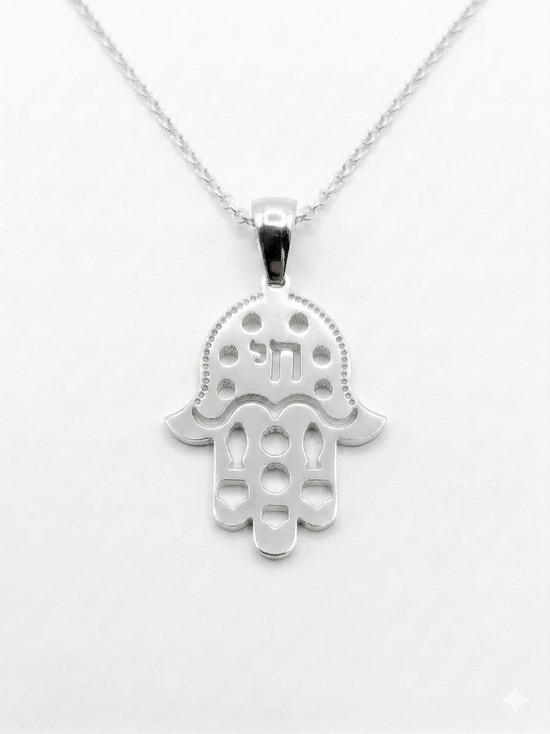  Silver Jewish Hand khai
