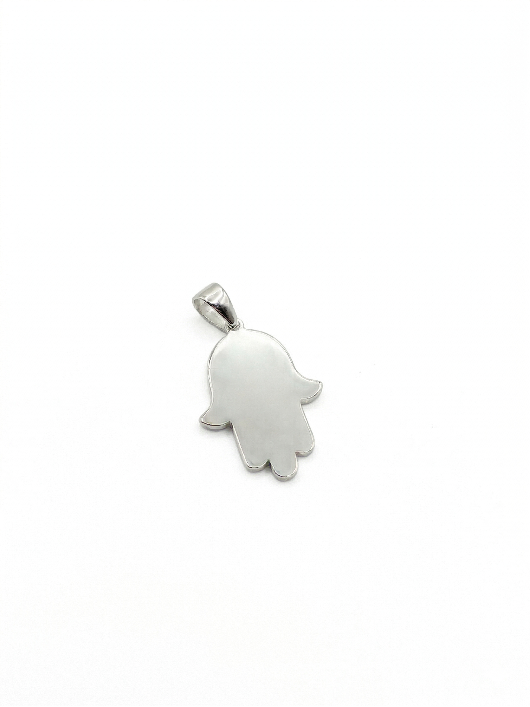 Silver Jewish Hamsa Hand 