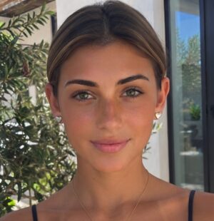 Silver Heart stud earring
