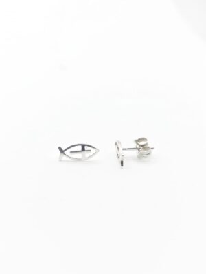  Fish with cross earring