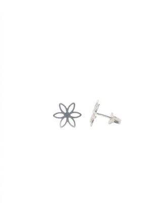 Silver Flower stud earring
