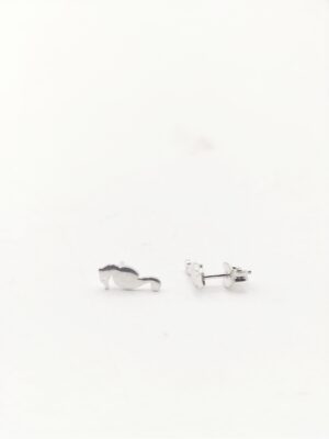 Silver Horse stud earring