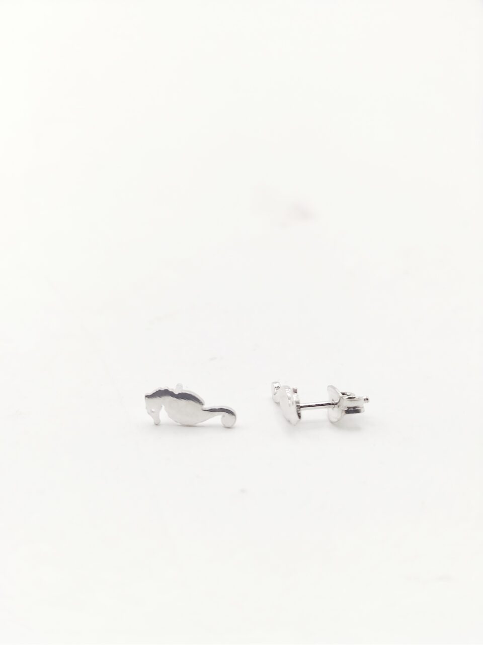 Silver Horse stud earring